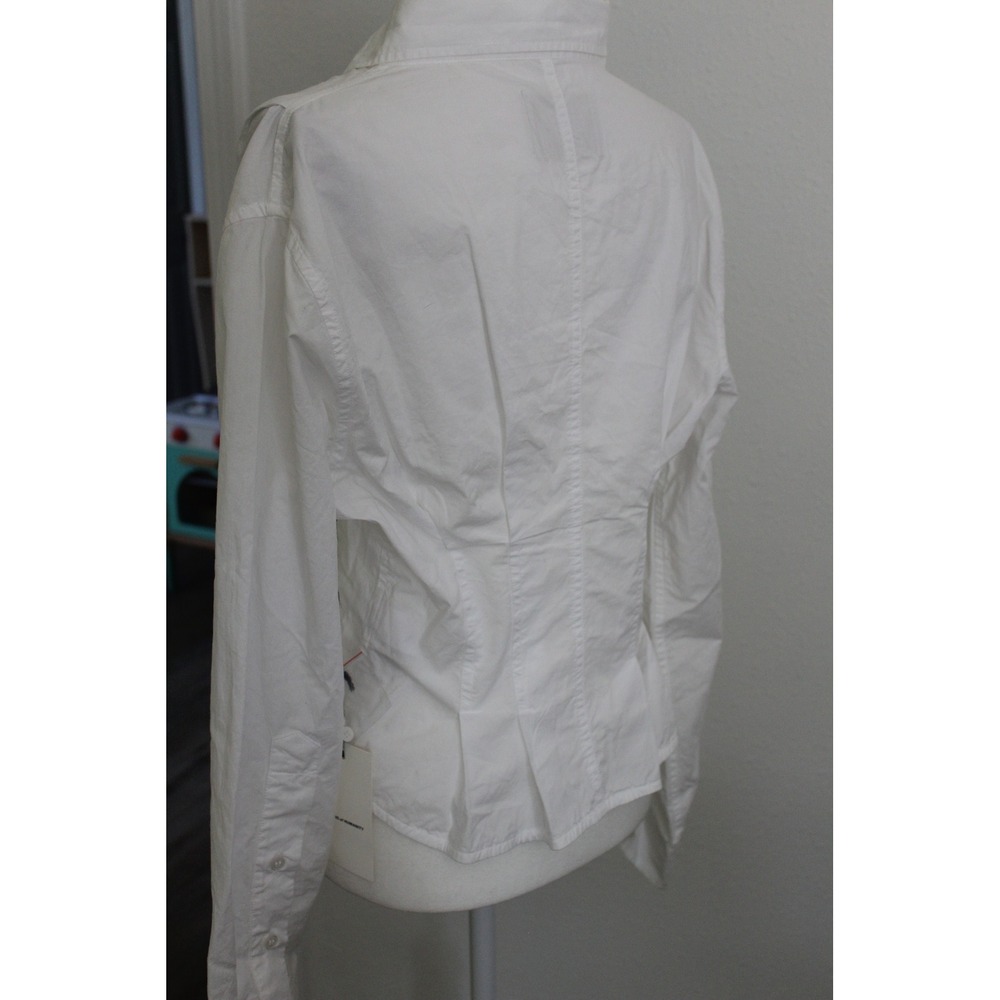 Citizens of Humanity Francis Corset Shirt White Button Down Women's Size S NWT - Picture 3 of 11
